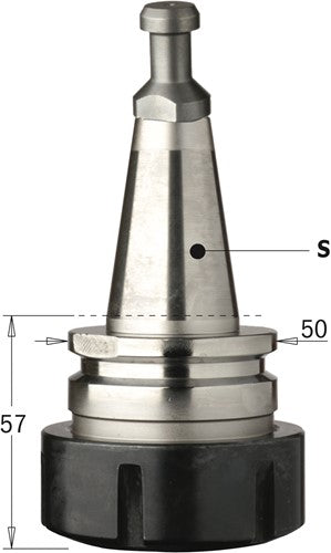 “ER40” Balanced precision chucks ISO 30 Omlat motor, straight 183