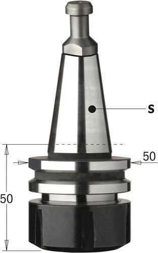 “ER32” Balanced precision chucks ISO 30 Omlat motor, left 183