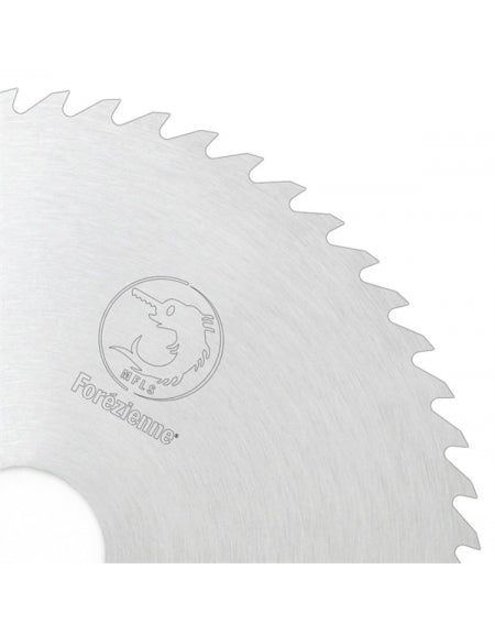 Circular steel blade with hook teeth